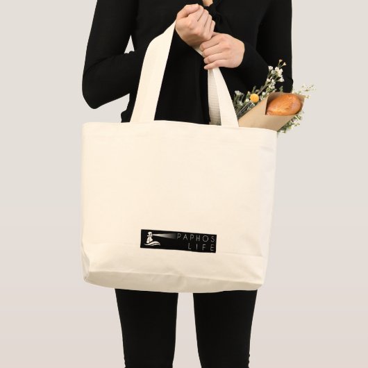 パフォスライフロゴ ラージトートバッグ (正面(商品))