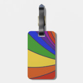 パフォスライフロゴ&レインボー ラゲッジタグ (裏面縦)