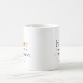 パフォーマンスによらない愛 引用 コーヒーマグカップ (中央)