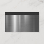 パフォーマンスカー漂流ロゴ | 金属プーリ 名刺 (裏面)