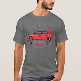 パフォーマンスレッドカー面白い Tシャツ