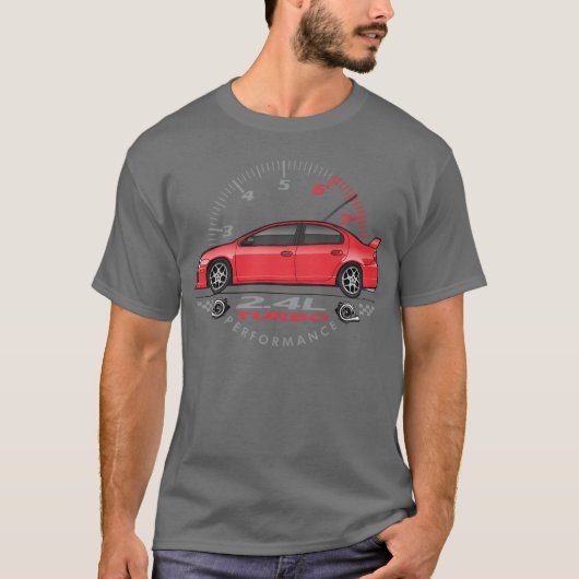 パフォーマンスレッドカー面白い Tシャツ (正面)
