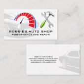 パフォーマンス自動部品アイコンツール 名刺 (正面/裏面)