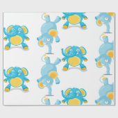 パフォーマンス象 ラッピングペーパー (フラット)