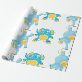 パフォーマンス象 ラッピングペーパー (アンロールド)