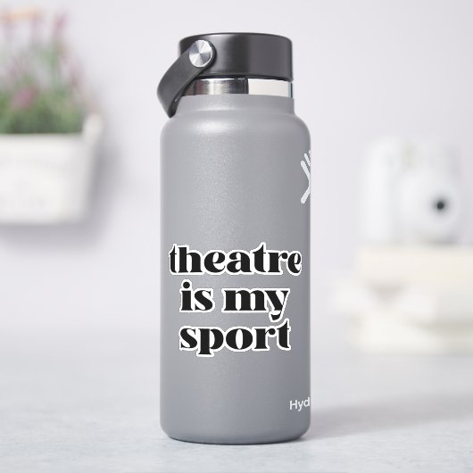 パフォーマーおもしろいはっきりしたのための演劇の恋人の引用文 シール (HydroFlask)