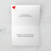 パフォーミングアーツダウンタウンウィチタフレンズありがとう サンキューカード (内部)