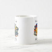 🎓パフォーミングアーツ卒業生向けカスタムネーム&学位 コーヒーマグカップ (中央)