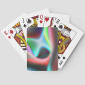 パフカラフルィーとぼやけスタイルの曲線 トランプ (裏面)