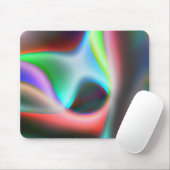 パフカラフルィーとぼやけスタイルの曲線 マウスパッド (マウス)