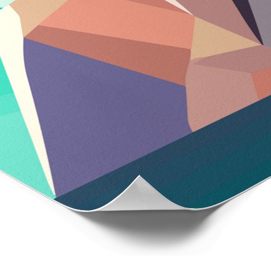 パフコンテンポラリーィン旅行スタイル ポスター (角)