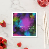 パフズオブカラーメイクアップ美しいシックなグラマーパーティー スタンダードカクテルナプキン (インサイチュ)