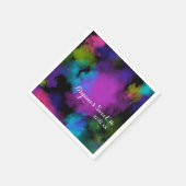 パフズオブカラーメイクアップ美しいシックなグラマーパーティー スタンダードカクテルナプキン (角)