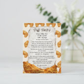 パフペストリーレシピはがき ポストカード (スタンド正面)