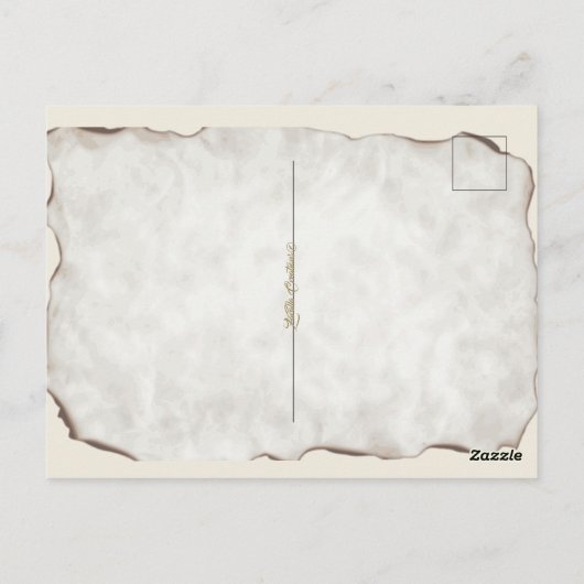 パフペストリーレシピはがき ポストカード (裏面)