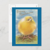 パフボールシックヴィンテージ復活祭 シーズンポストカード (正面/裏面)