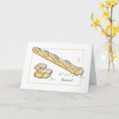 パフランスのン「おお、お、ラ、ラ、!」 カード (黄色い花)