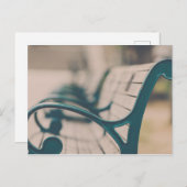 パフランスのークベンチ ポストカード (正面/裏面)