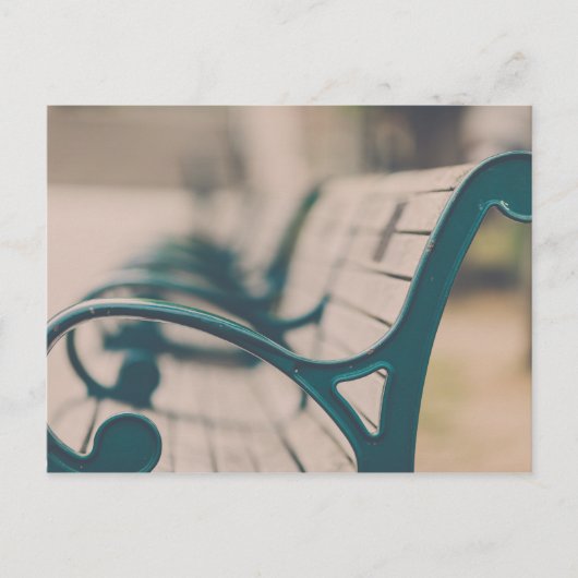 パフランスのークベンチ ポストカード (正面)