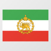 パフラヴィー朝イランの帝国章 ウィンドウサイン (シート)