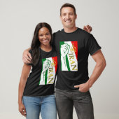 パフラヴィ王冠を持つイラン国旗 Tシャツ (ユニセックス)