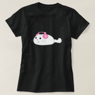 パフ猫のワイシャツ Tシャツ