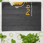 パブがお茶タオルを口にする キッチンタオル (折り畳み)