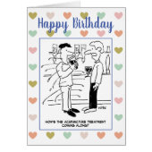 パブで鍼治療を受ける人 (正面)