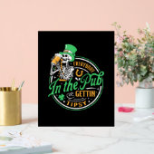 パブにいる全員が酔っ払うSt patricks day アクリルサイン (ウェディング)