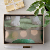 パブにサンパトリックの衣装を着た可愛い子犬 薄葉紙 (ギフト)