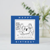 パブのアニメでバーメイドをなでるような男 カード (スタンド正面)