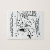 パブのモリス踊り。モリス伝統的踊り ジグソーパズル (横)