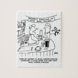 パブのモリス踊り。モリス伝統的踊り ジグソーパズル