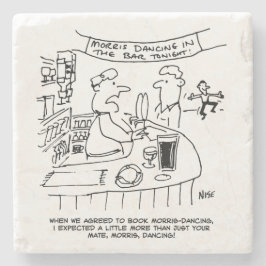 パブのモリス踊り。モリス伝統的踊り ストーンコースター