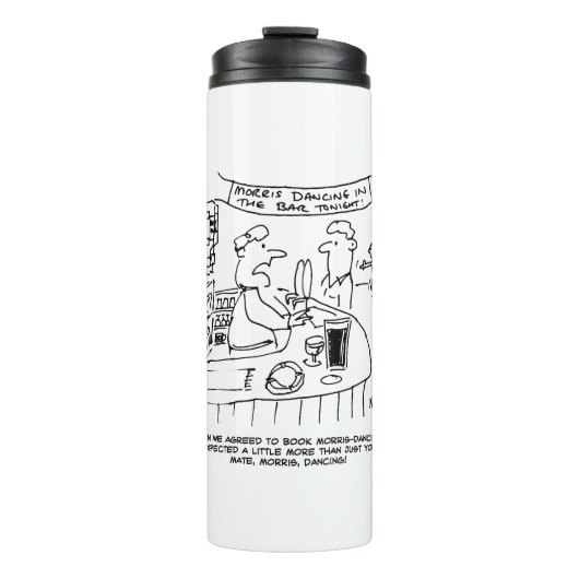 パブのモリス踊り。モリス伝統的踊り タンブラー (正面)