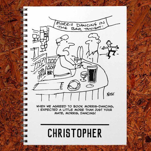 パブのモリス踊り。モリス伝統的踊り ノートブック