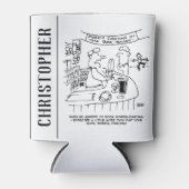 パブのモリス踊り。モリス伝統的踊り 缶クーラー (正面)