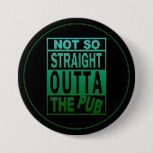 パブの飲み物のユーモアをストレートに言わない 缶バッジ (正面)