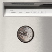 パブまたはバーオーナーのビール缶マグネット マグネット (インサイチュ (食洗機))