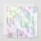 パブエレガントルピンクと紫キンセアニェラ 招待状 (裏面)