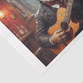 パブエレガント遊のピットブルのギター – 薄葉紙 (詳細)