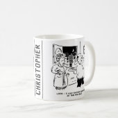 パブクイズのあとは詮索されたくない夫 コーヒーマグカップ (正面右)