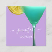 パブコクテールワインバードリンクプロフェッショナル スクエア名刺 (正面)
