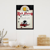 パブサインレッドバロンビアガーデン ポスター (キッチン)