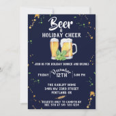 パブスタイルホリデーパーティー招待状 招待状 (正面)
