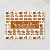 パブスナックバーフードレストランアペティザースビストロ 名刺 (正面)