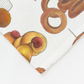 パブスナックバーフードレストランアペティザーズグルメ フリースブランケット (角)