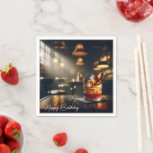 パブファッションドオールドドリンク誕生日 スタンダードカクテルナプキン (インサイチュ)