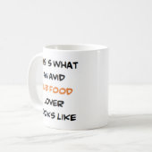 パブフードラバー、熱心 コーヒーマグカップ (正面左)