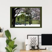 パブリックガーデングリーン ポスター (ホームオフィス)